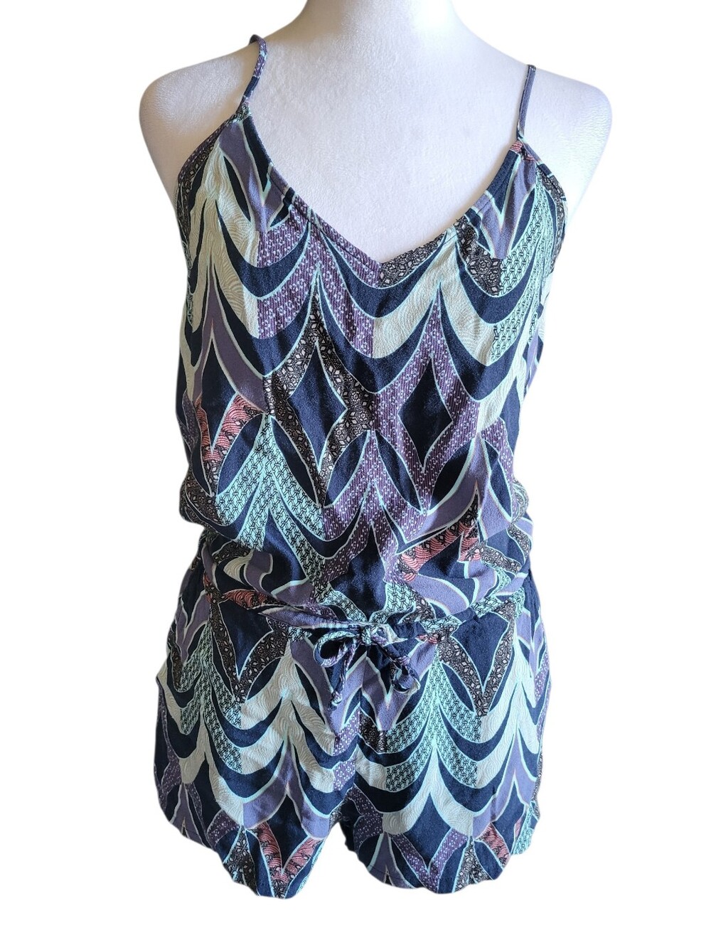 Chelsea28 Romper Blue/Purple sz XS